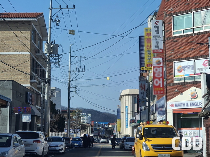 계산로 지중화공사 대상지